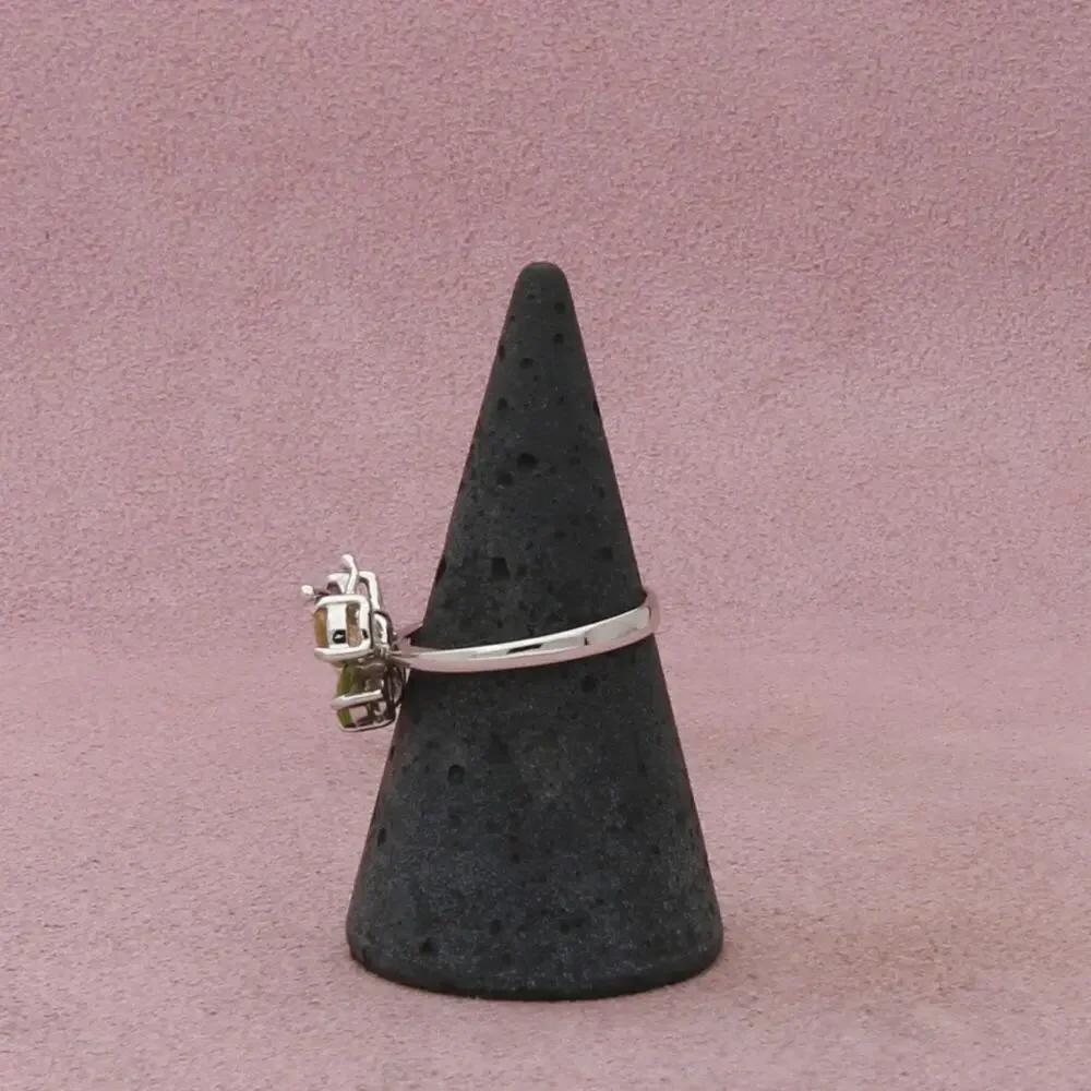 sterling silver amethyst topaz citrine peridot butterfly ring size 7